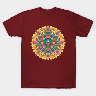 Mandala Diwali Lights T-Shirt